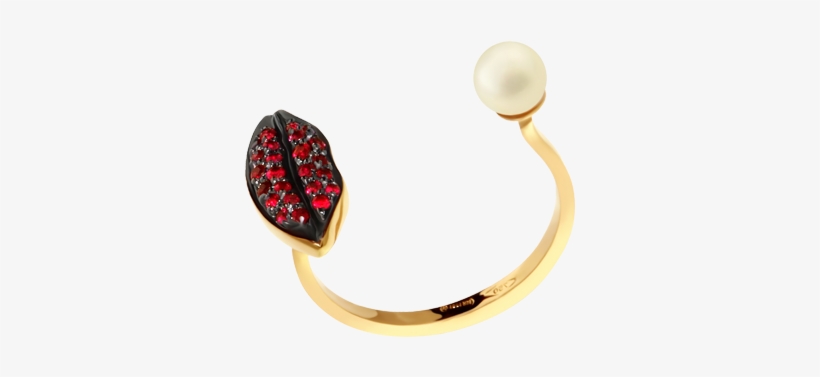Lips Piercing Delfina Delettrez - Gemstone, transparent png download
