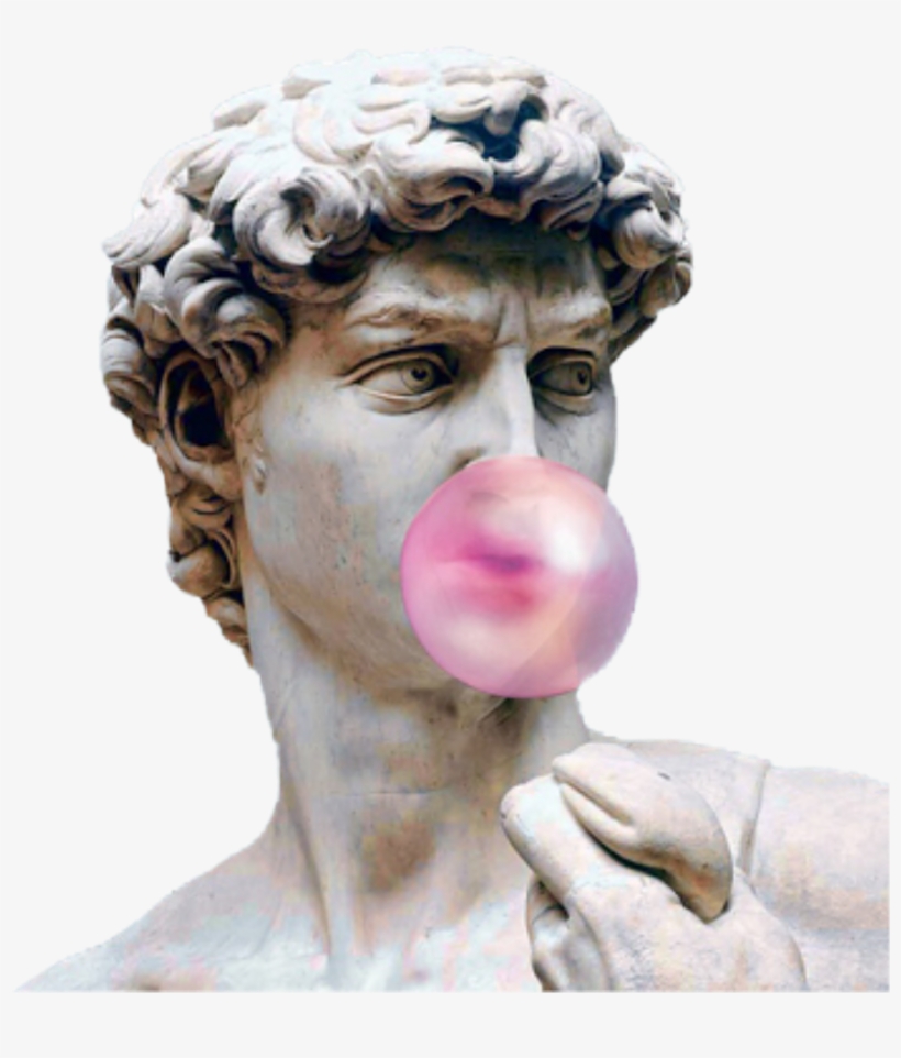 Vaporwave Statue, transparent png download