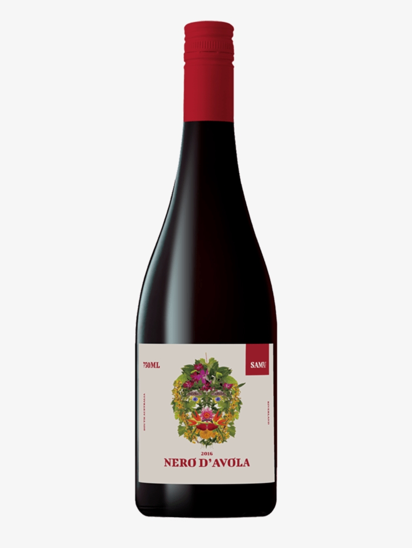 Samu Nero D'avola Bottle Of Red Wine - Red Wine, transparent png download