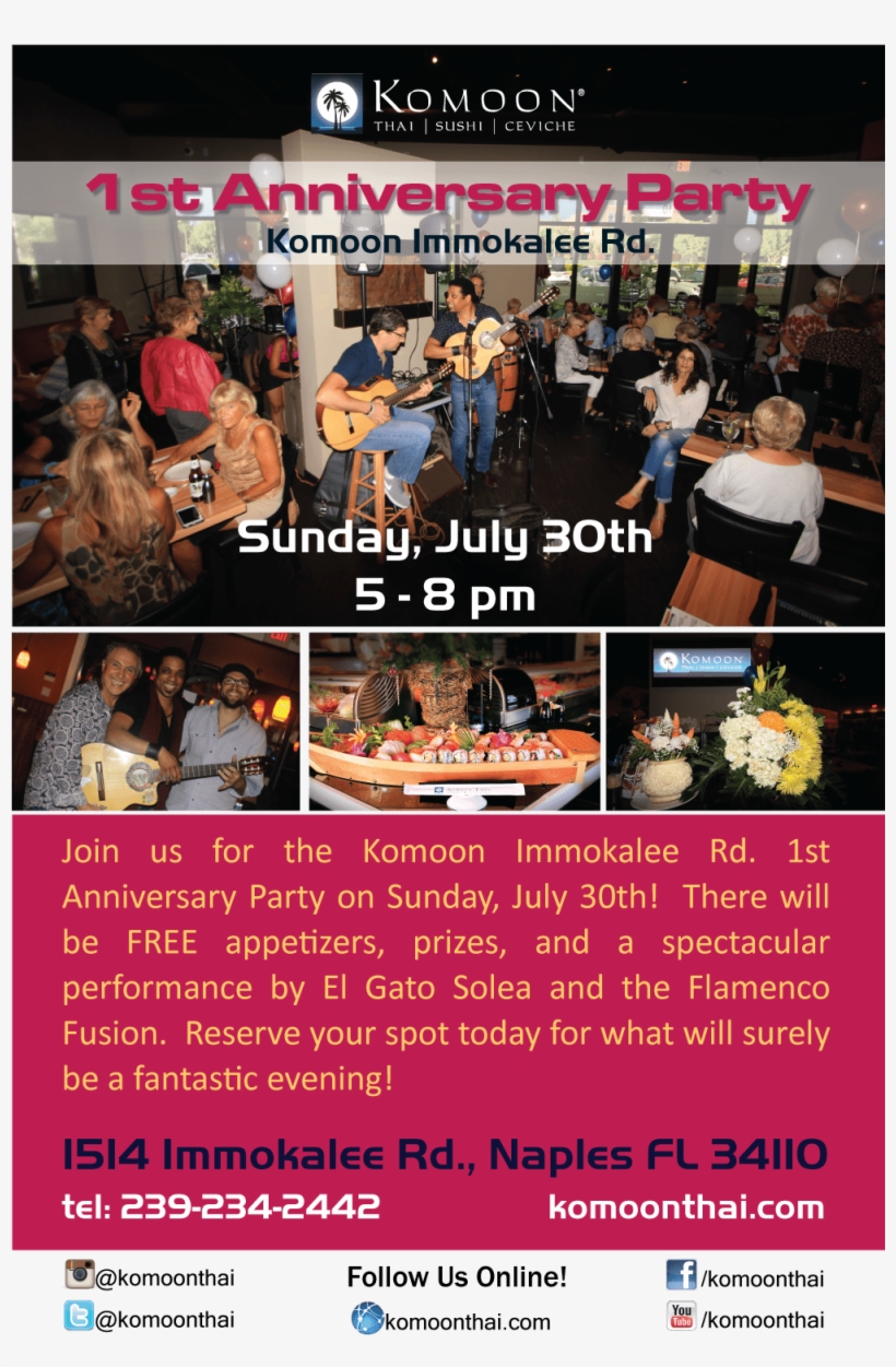 Join Us For The Komoon Immokalee Rd - Online Advertising, transparent png download