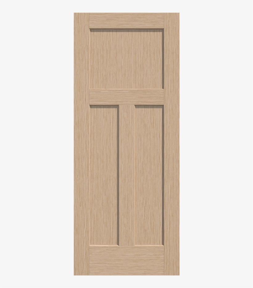 Flush Panel Door Timber Veneer - Wood, transparent png download