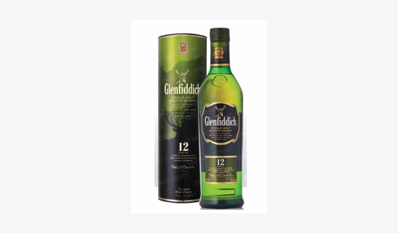 Glenfiddich 12 Yo Single Malt Scotch Whisky - Glenfiddich 24, transparent png download