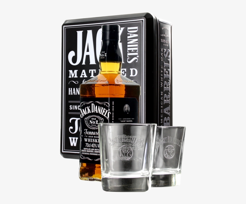 Jack Daniel's N°7 En Gift Set 2 Glasses - Jack Daniels, transparent png download