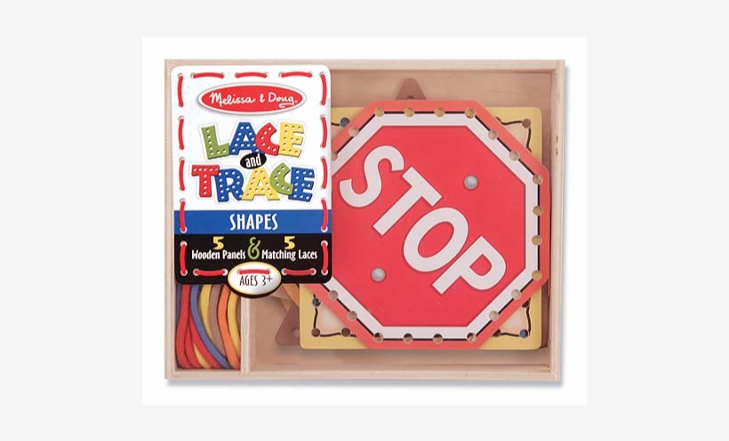 Melissa & Doug Lace & Trace Shapes, transparent png download