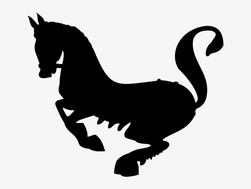 Black, Silhouette, Horse, Animal - Siluetas De Animales En Negro, transparent png download