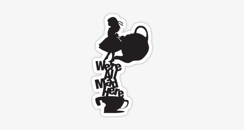 Explore These Ideas And More - Alice In Wonderland Silhouette Clipart, transparent png download