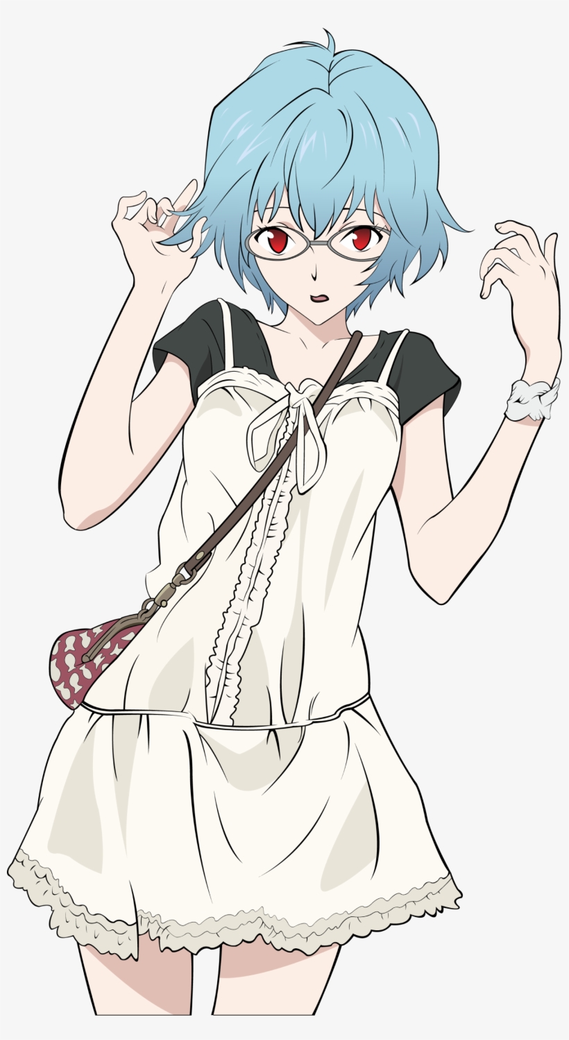 Rei Ayanami Vector - Rei Ayanami With Glasses, transparent png download