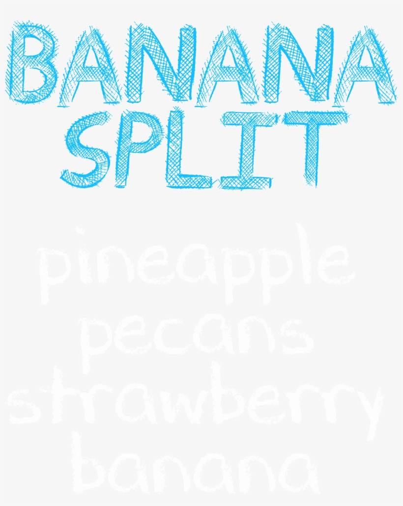 Banana Split Des Png - Portable Network Graphics, transparent png download