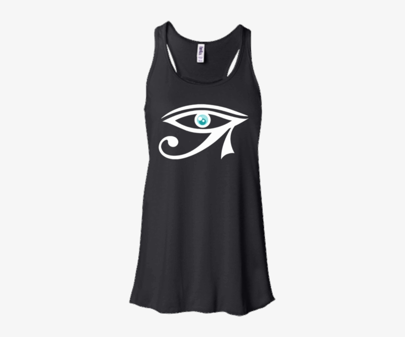 Egyptian Eye Of Horus T Shirt Eye Of Ra - Honeymoon Vibes Flowy Racerback Tank, Champagne Vibes,, transparent png download