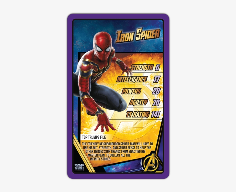 Avengers Infinity War Top Trumps, transparent png download