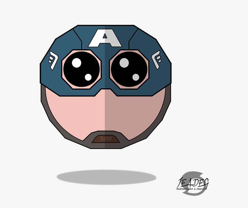 1 Steve Rogers - Emoji De Los Vengadores Png, transparent png download