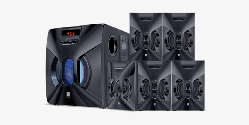 Picture Of Iball Boom Box Bt 80 W Home Speaker - Iball Boom Box 5.1, transparent png download