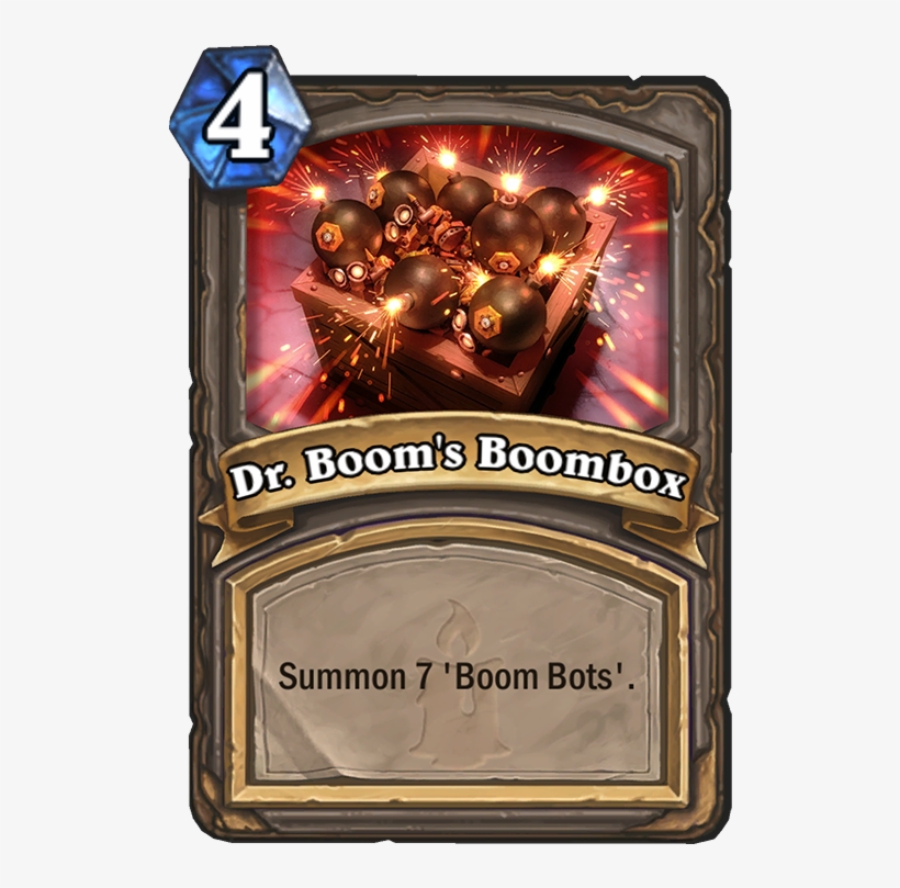 Boom's Boombox - Academic Espionage Hearthstone, transparent png download