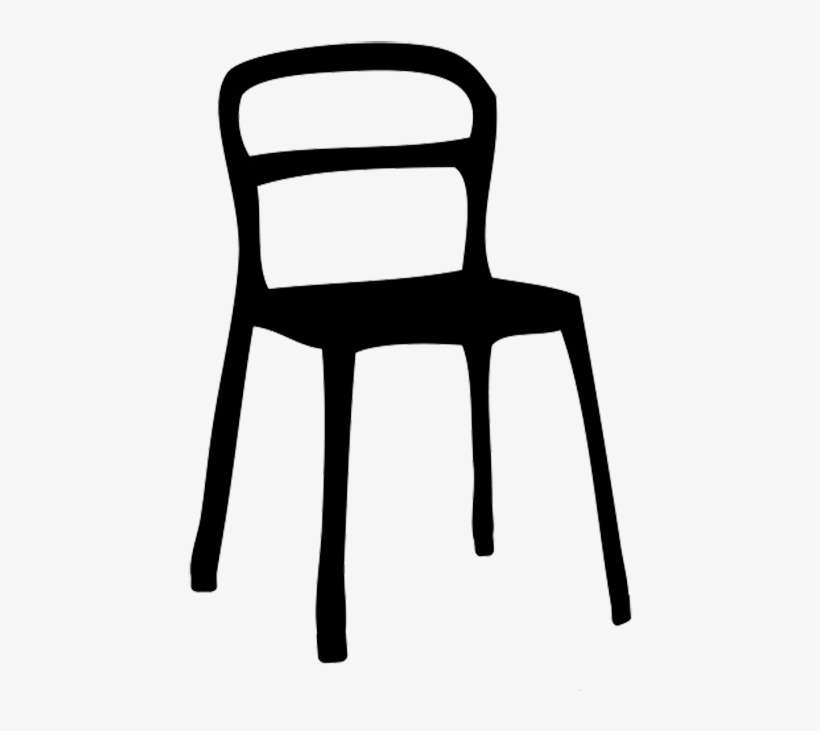 Chair Silhouette At Getdrawings - Furniture, transparent png download