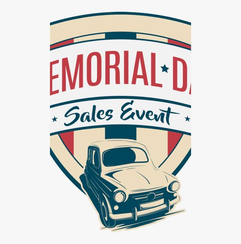 Memorial Day Sales Event - Antique Car, transparent png download