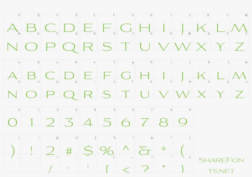 Font Aviano Flare Light Preview - Font, transparent png download