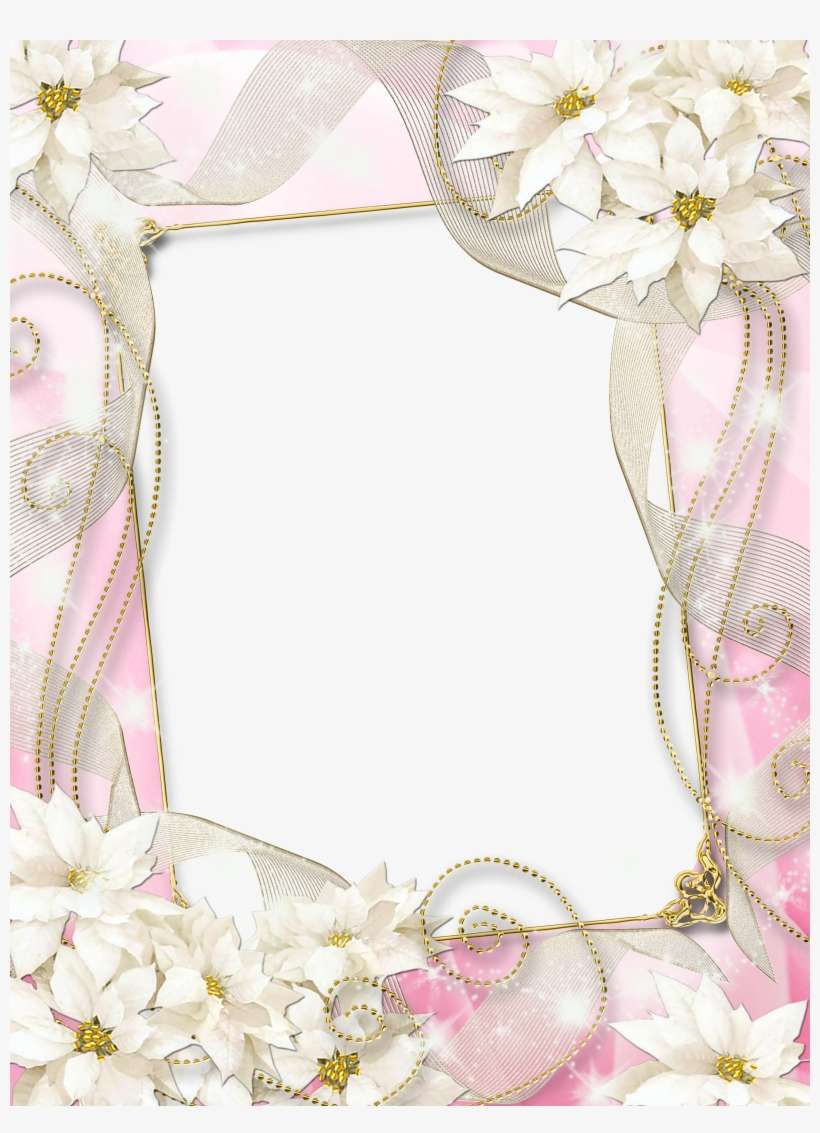 Borders And Frames, Page Borders, Png Photo, Print - Marcos Para Fotos De Rosas Blancas Png, transparent png download