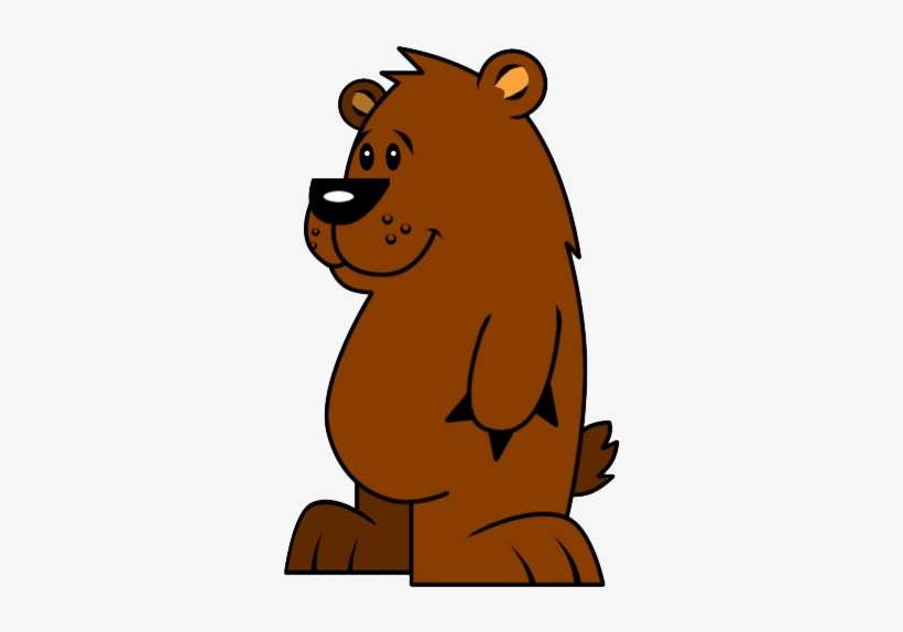 Clip Art Cartoon Teddy Bear Redonkulous Clipart Clipartwiz - Cartoon Bear Standing Up, transparent png download
