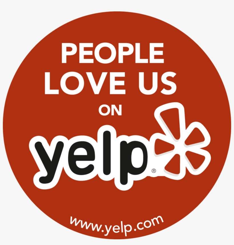 Yelp Badge Png - People Love Us On Yelp Transparent, transparent png download