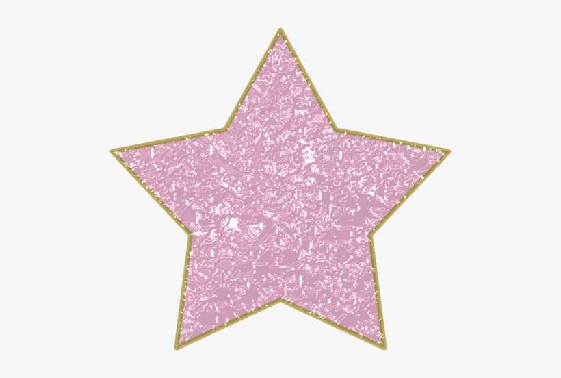 Gold Star Clipart Top Left Clipartfest - Pink And Gold Star, transparent png download