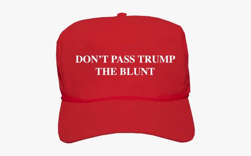 Image Via Dontpasstrumptheblunt - Trump Smokes Mids Shirt, transparent png download