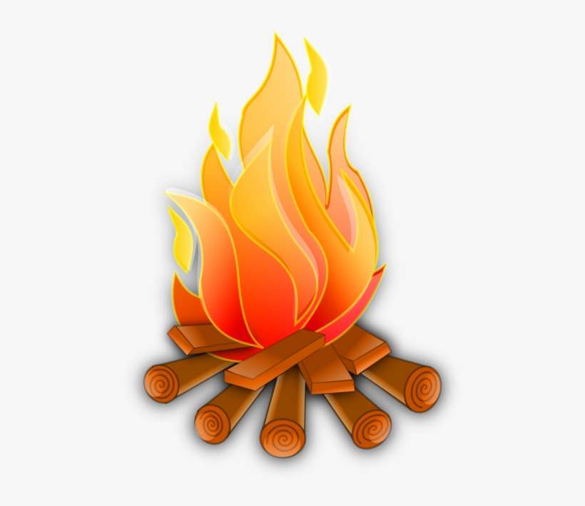 Campfire Vector Png Transparent Image - Fire Clipart, transparent png download