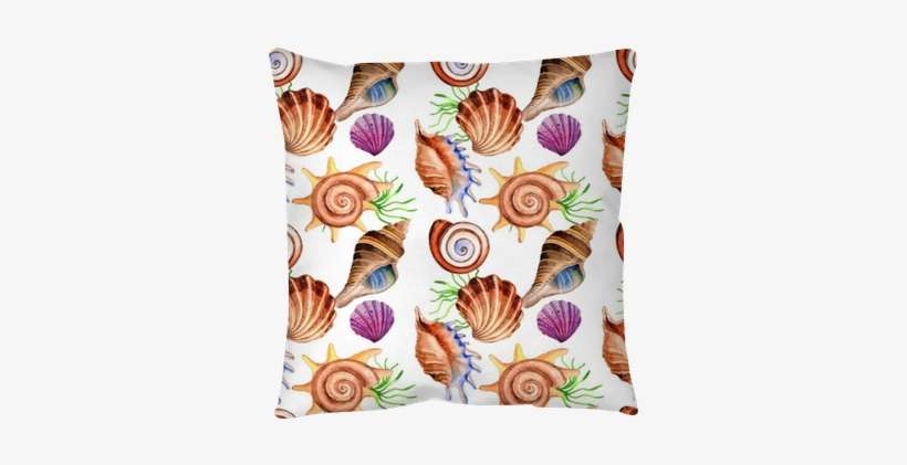 Watercolor Summer Beach Seashell Tropical Elements - Watercolor Painting, transparent png download