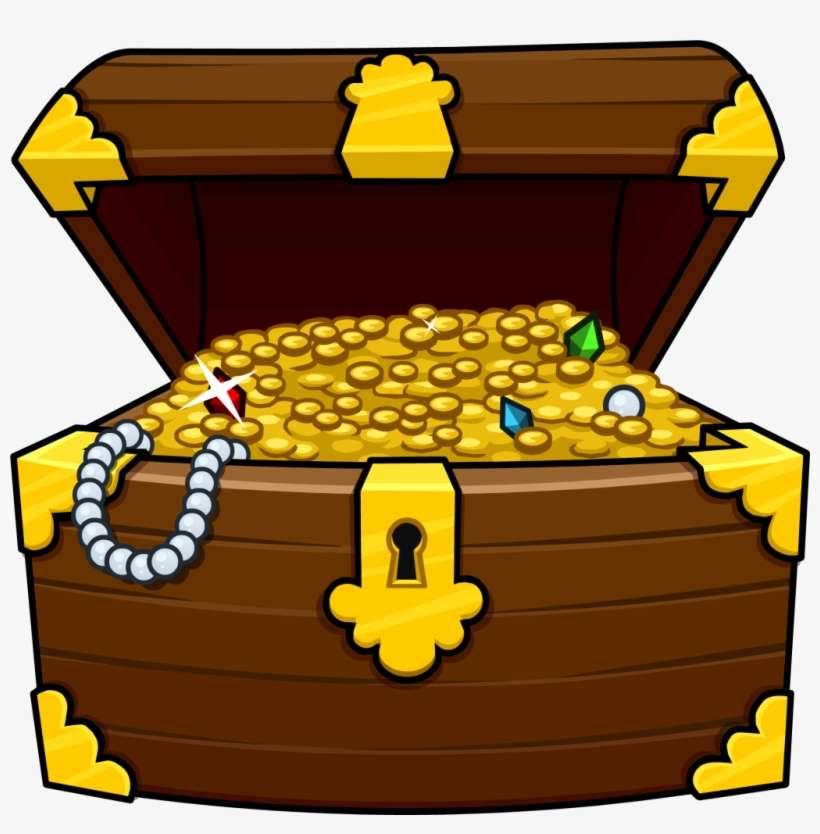 Treasure Chest Download Png Image - Pirate Treasure Chest Clipart, transparent png download