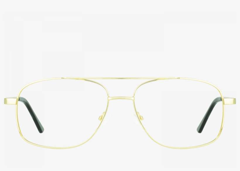 Old School Gold Aviator Glasses - Old School Glasses Png, transparent png download
