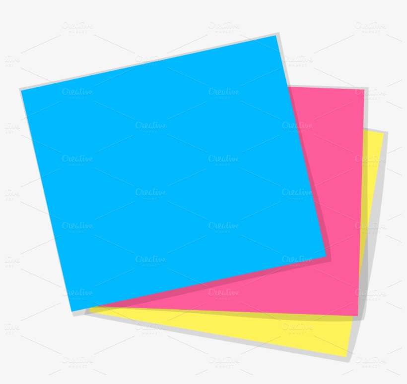 Tracing Paper Sticky Notes Postits Png Transparent PNG Image