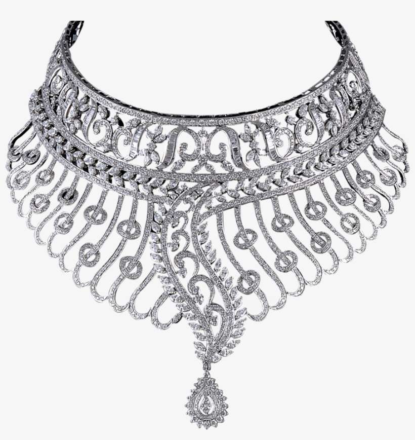 Free Png Diamond Necklace Png Images Transparent - Diamond Necklace Jewellery Png, transparent png download