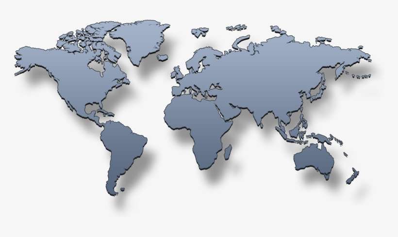 Map Of World Png - Current Affairs Mcqs 2018, transparent png download