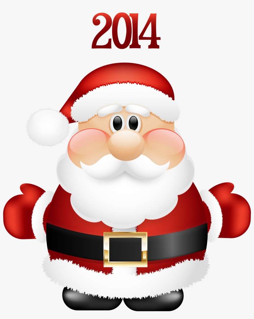 Transparent Cute Santa Claus 2014 Png Clipart - Cute Christmas Letter Paper, transparent png download