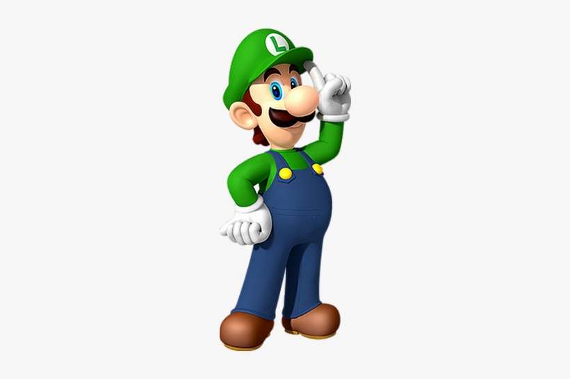 Image All Star Battlemania Vector Download - Nintendo Amiibo Character Luigi (super Mario Collection), transparent png download