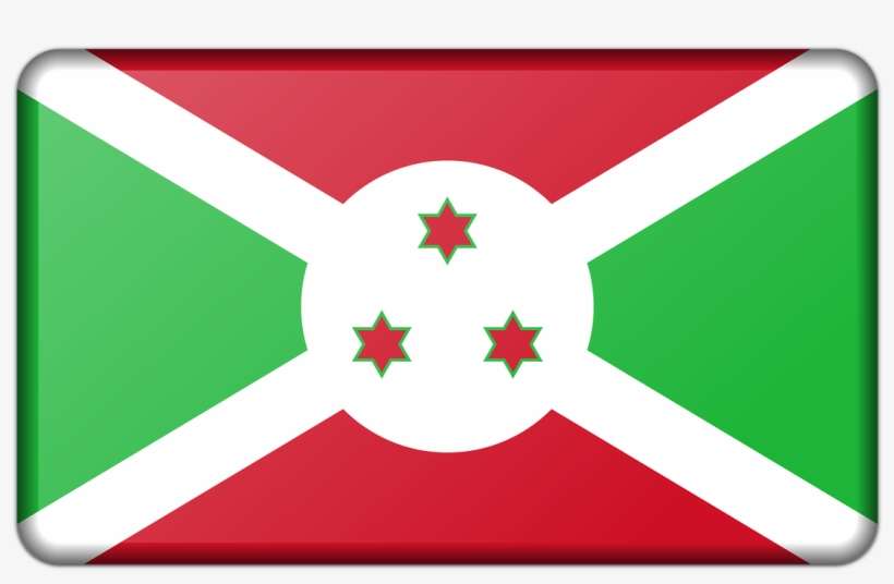 Banner Vector Flag - Burundi Flag, transparent png download