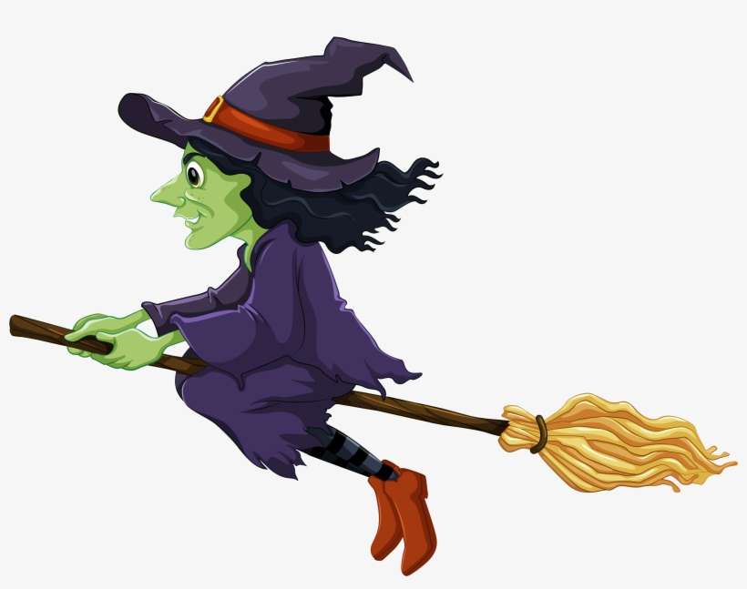 Halloween Witch Clipart M=1410352200 - Witch Clipart, transparent png download