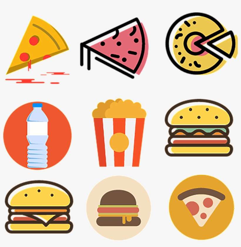 Kawaii Junk Food Png, transparent png download