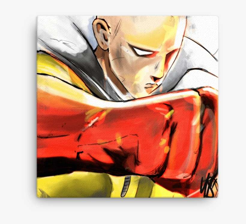 Image Of Saitama "one Punch Man" Canvas - Saitama, transparent png download