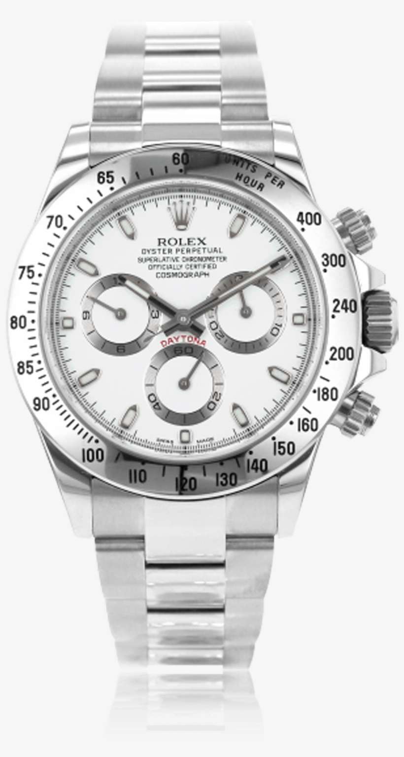 Watches Pre Owned Bucherer - Rolex Daytona White Men, transparent png download