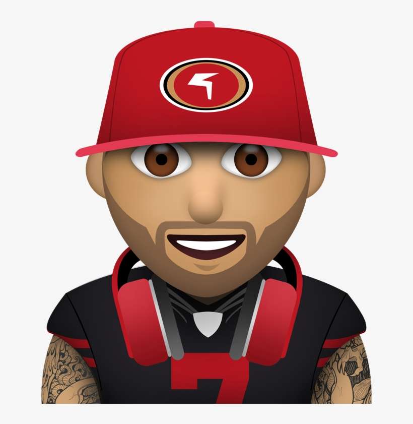 A Little Dab Here - Colin Kaepernick Emoji, transparent png download