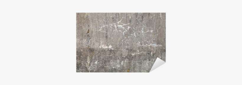 Old Concrete Wall With Cracks, Background Texture Sticker - Texture, transparent png download