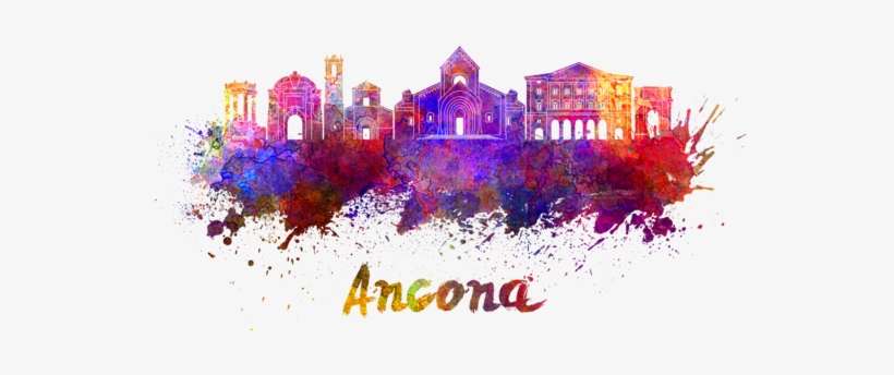 Bleed Area May Not Be Visible - Norway Skyline Water Color, transparent png download