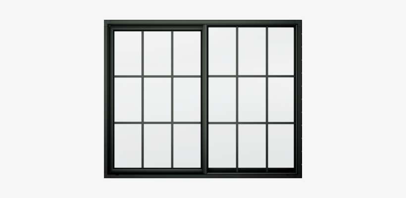 Black Window Frame - Black Window Png, transparent png download