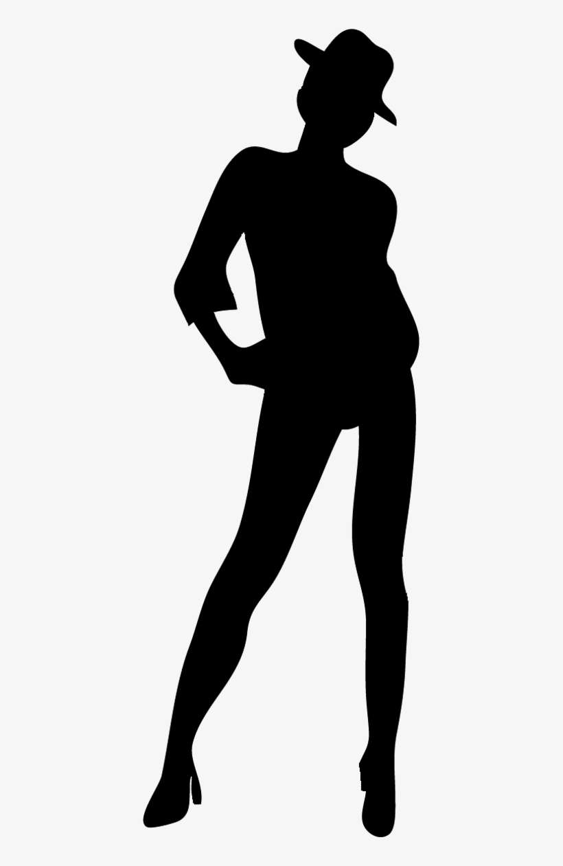 Silhouettes Of People - People Woman Silhouette Png, transparent png download