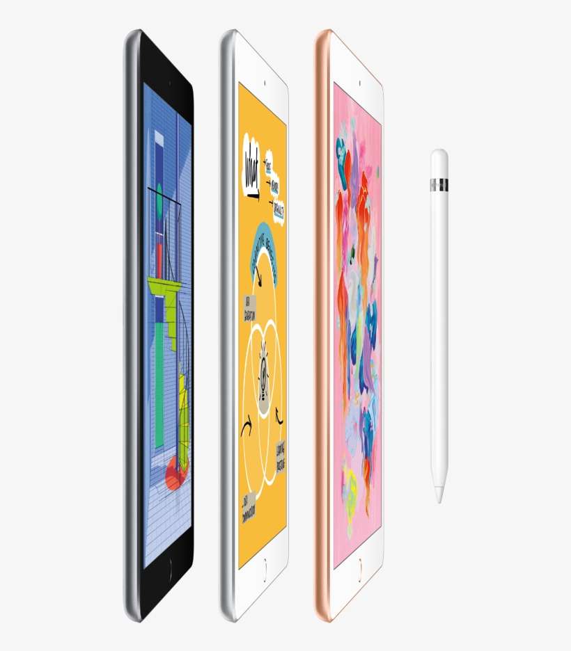 Ipad 6th Generation With Pencil, transparent png download