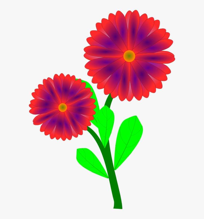 Spring Flowers Clip Art - Clip Art, transparent png download