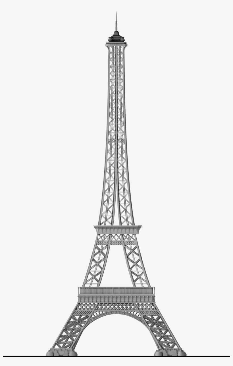 Eiffel Tower Statue Of Liberty - 7 Wonders Of The World Drawing, transparent png download