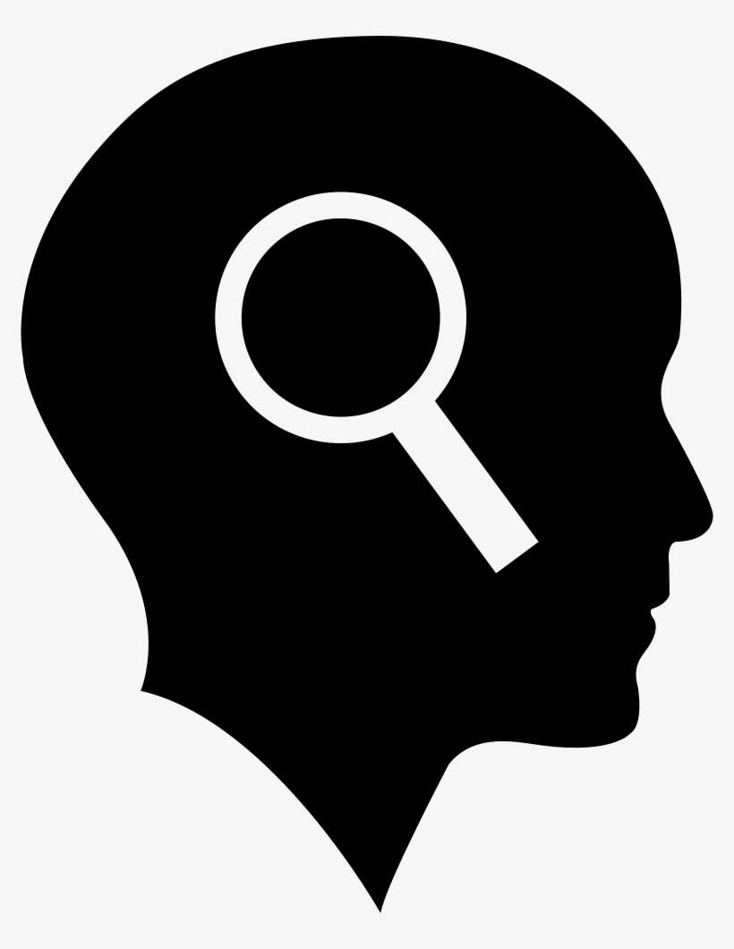 Bald Head With Magnifying Glass Comments - Question Mark Head Icon, transparent png download