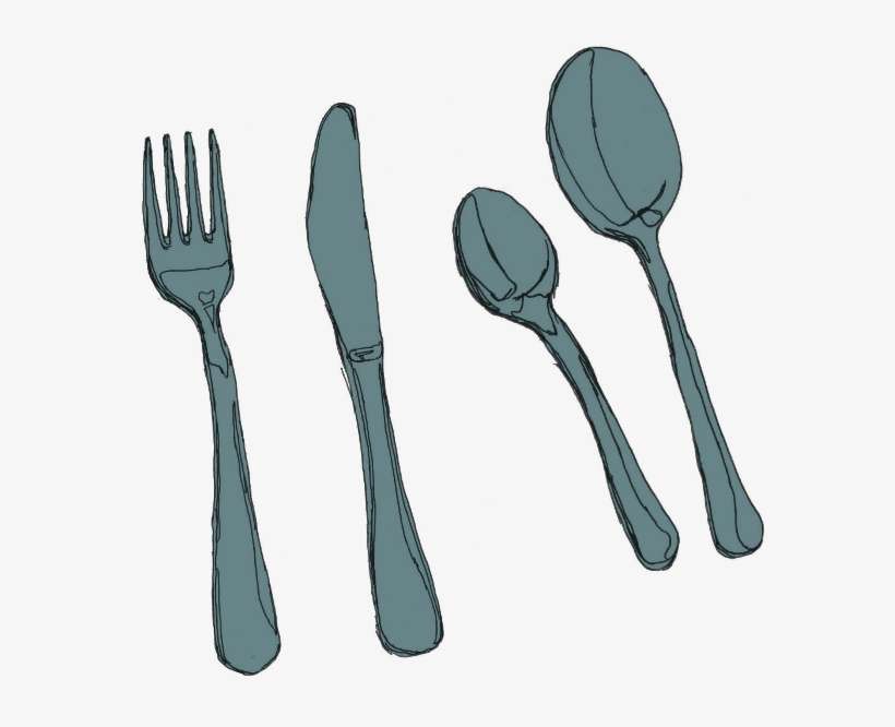 Drawn Spoon Dessert Spoon Coloured Spoon Drawing PNG Image