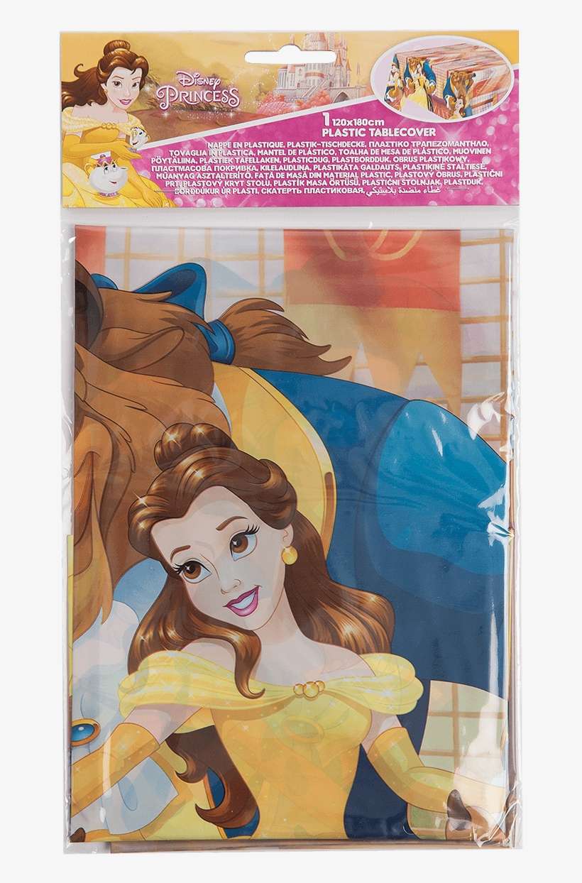 Beauty & The Beast Table Cover - Beauty And The Beast 5th Birthday Card, transparent png download